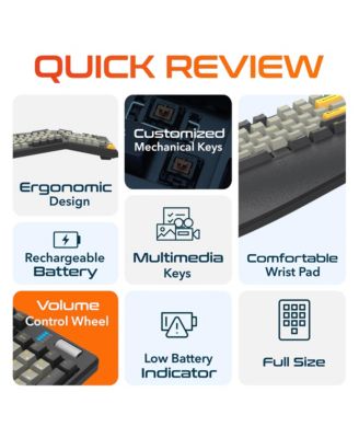 KB450 Wireless Ergonomic Mechanical Keyboard