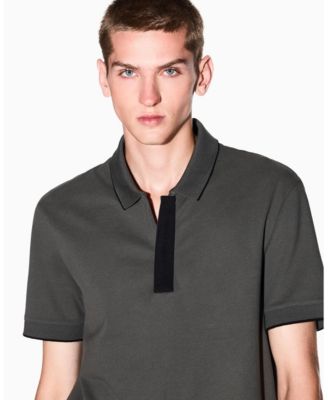 Men's Grosgrain Logo Polo Shirt