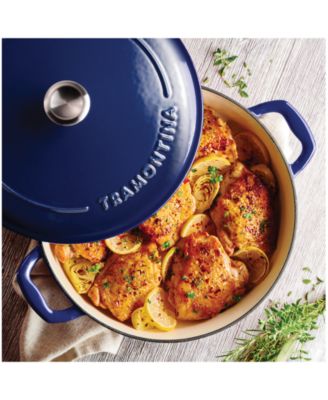 Bestow 4-Quart Cast Iron Enameled Braiser with Lid