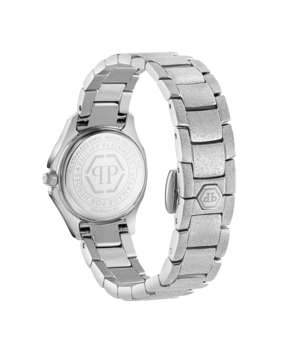 Philipp Plein $pectre Lady Mini Crystal Watch In Metallic