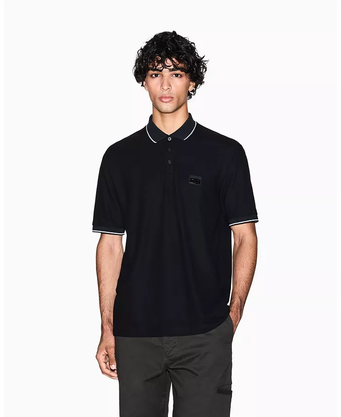 Men's Night Lab Short Sleeve Mercerized Cotton Pique Polo Shirt - thumbnail 6