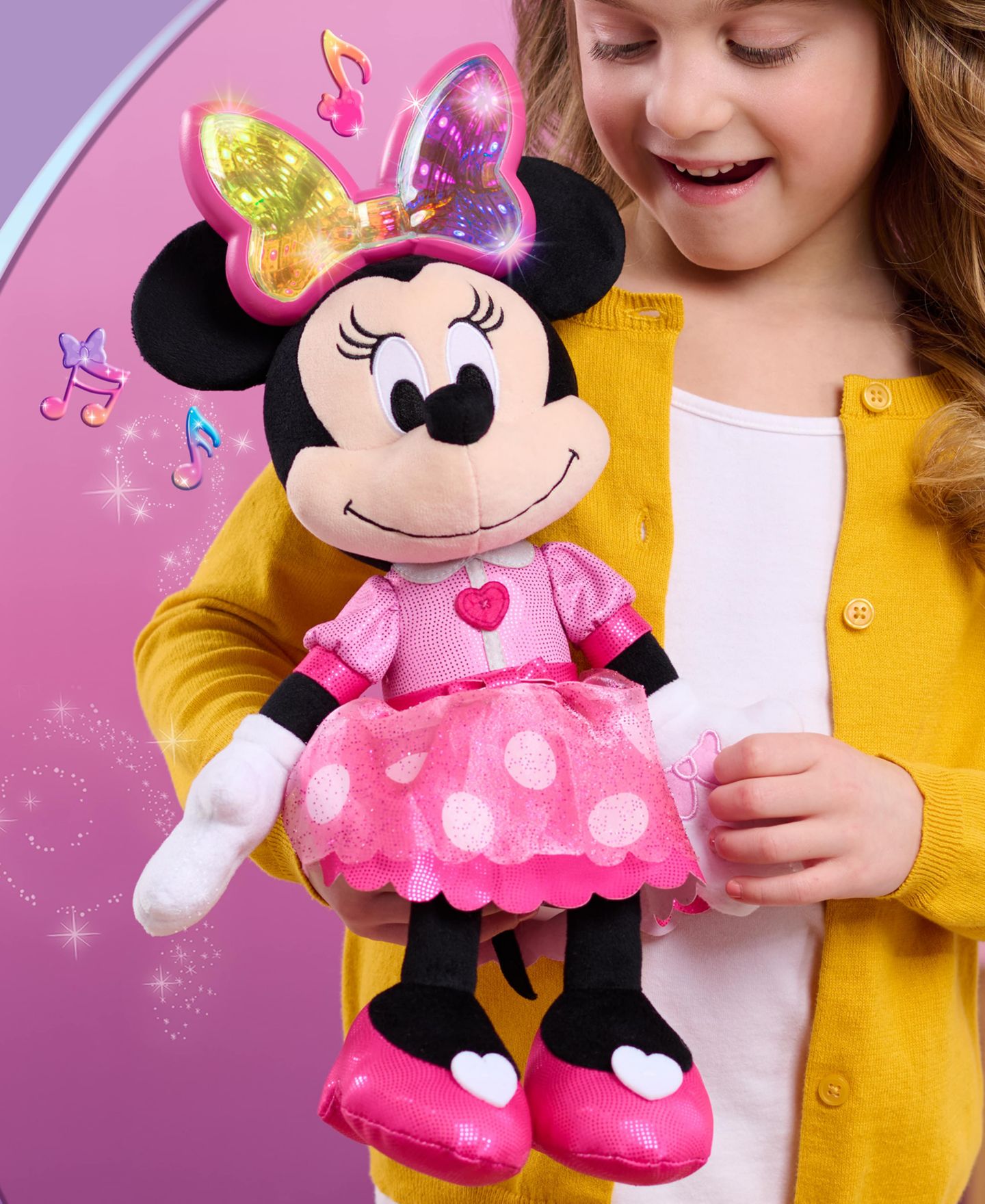 Детская мягкая игрушка Minnie Mouse Colorfinity Interactive 15" Plush — фото 13