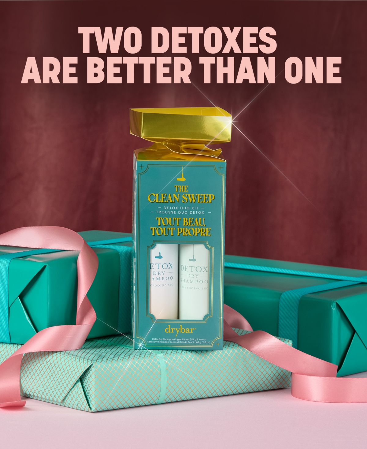 Drybar 2-pc. Clean Sweep Detox Dry Shampoo Duo Set In Green