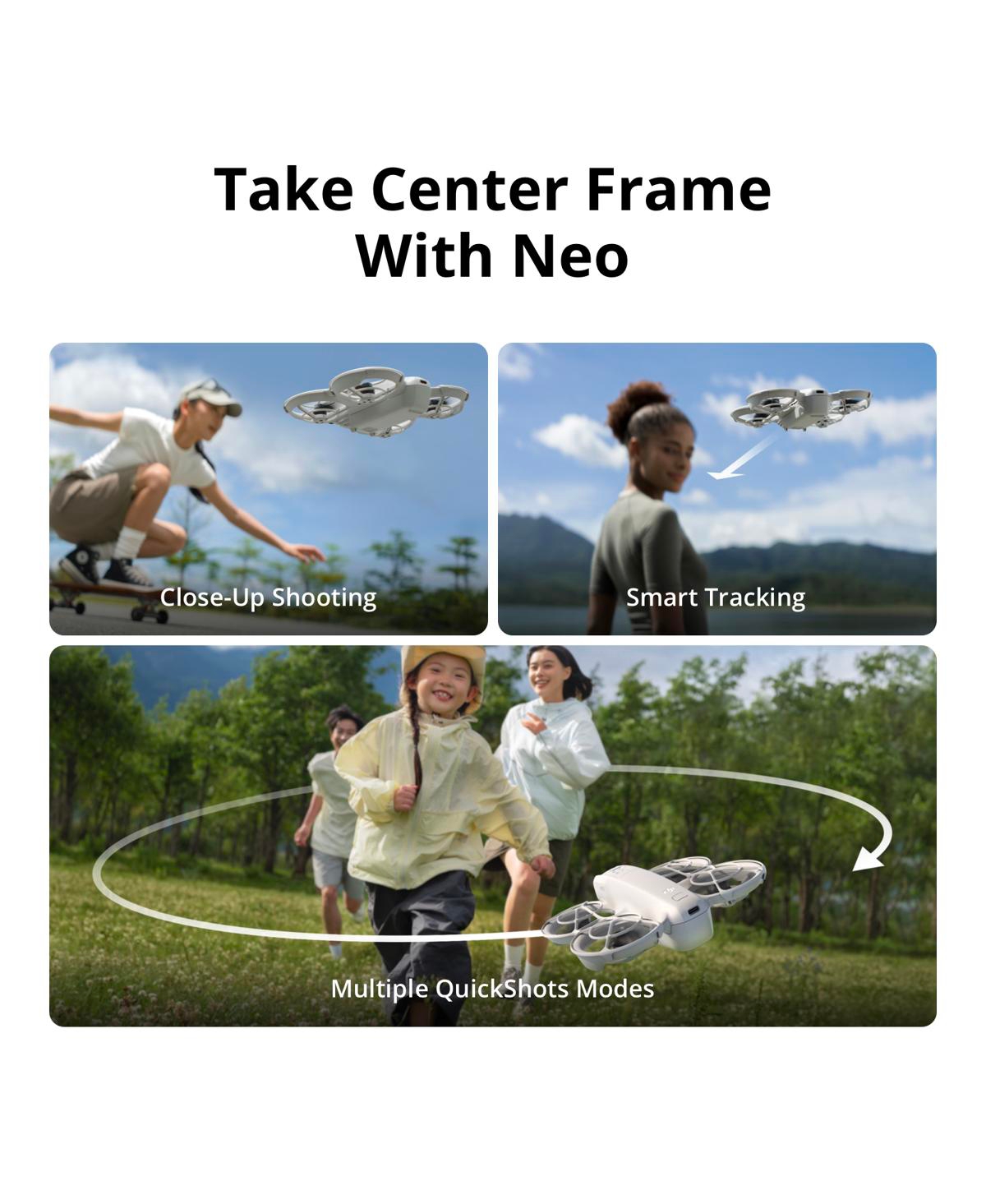 Dji Neo Palm Sized Lightweight Drone with Six Intelligent Shooting Modes