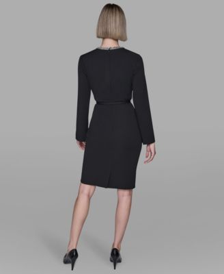 Women's Chain Trim Sheath Dress