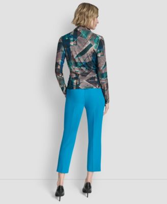 Women's Mock Neck Long Sleeve Top