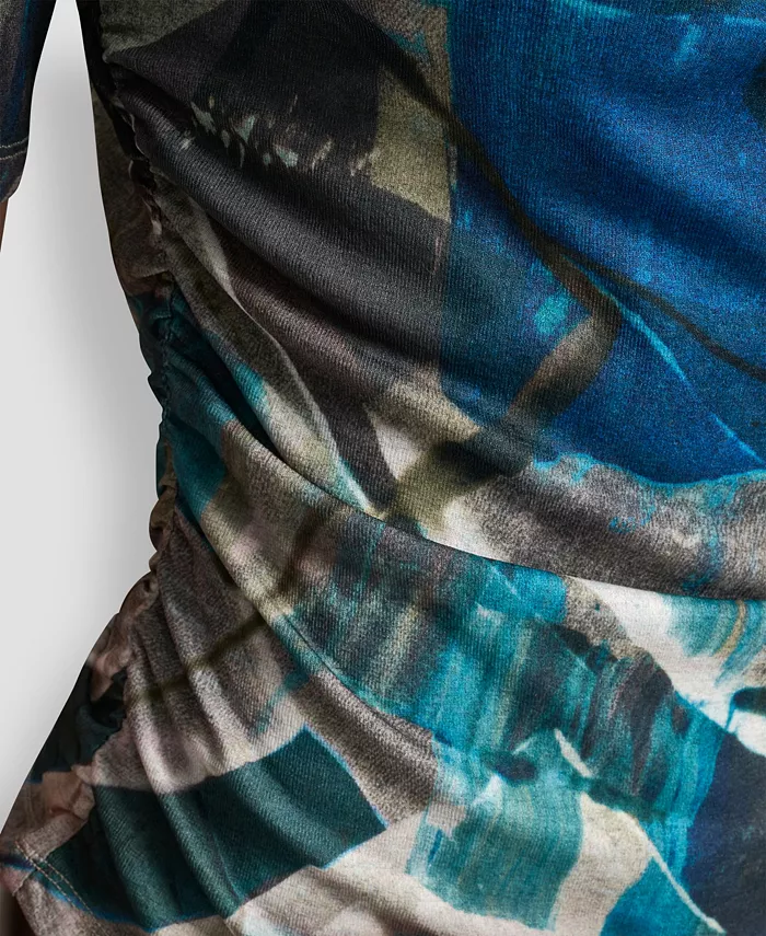 Women's Drape Neck Short Sleeve Top - thumbnail 3