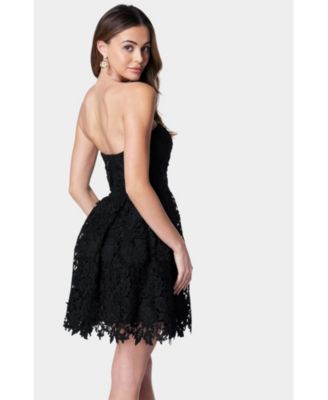 Women's Straples Lace Cupcake Dress