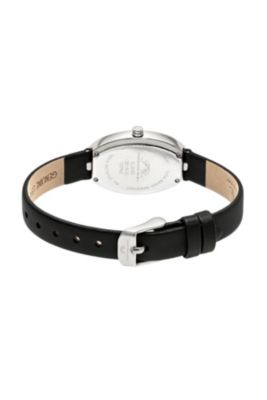 Women's Eloise  Watch with Topaz Gemstone and Genuine Leather Band 1351AELL