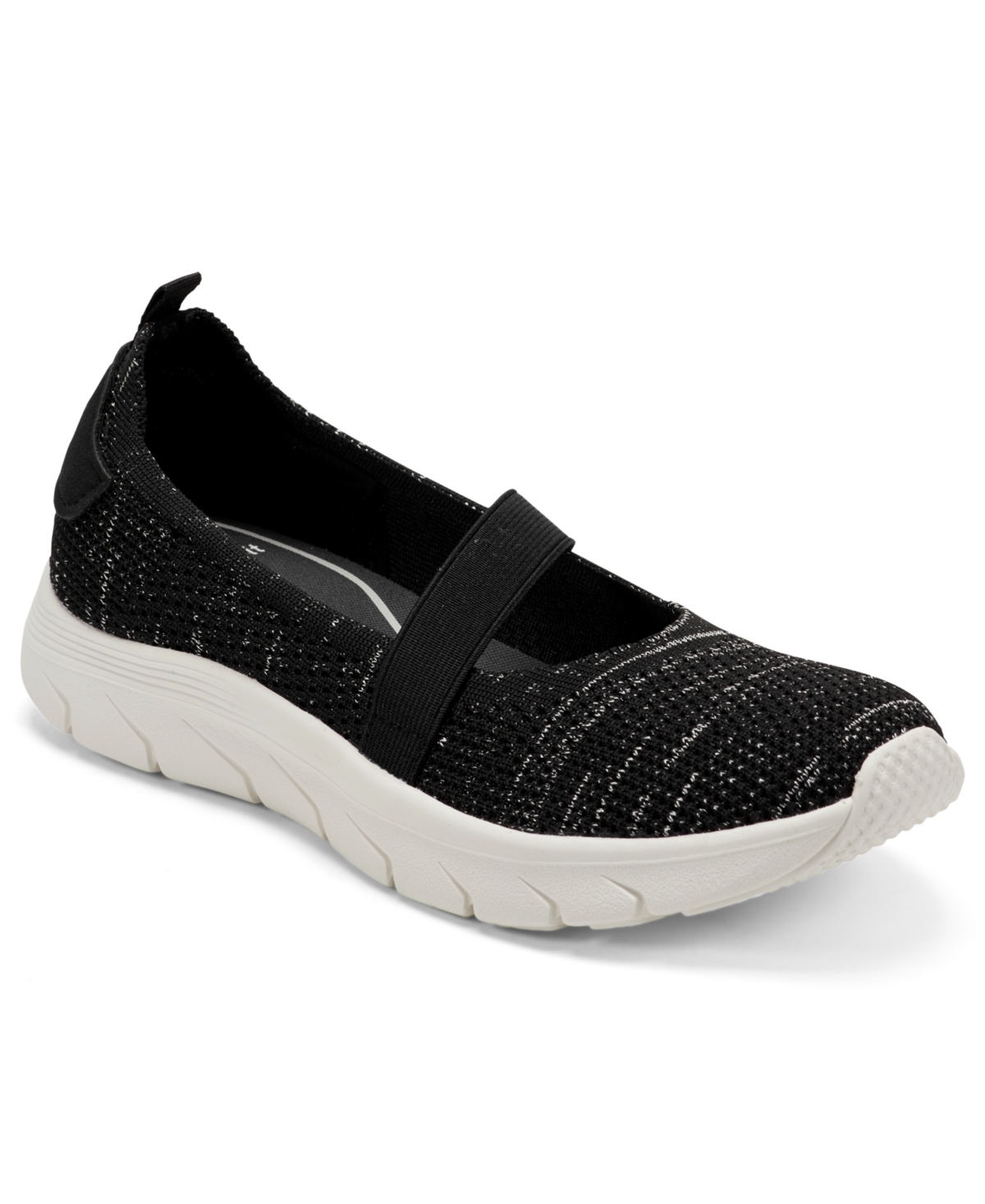 Easy Spirit X Denise Austin Varun Knit Mary Jane Sneaker In Black