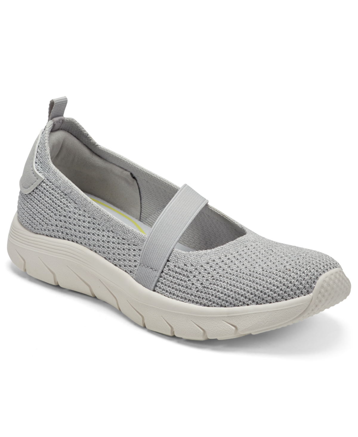Easy Spirit X Denise Austin Varun Knit Mary Jane Sneaker In Gray