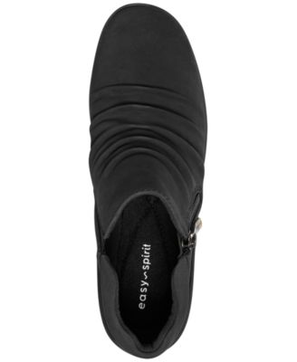 Women's Aleta Ruched Side-Zip Flat Booties