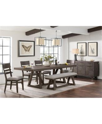 Backless Bench, 59"" in Reclaimed Chevron