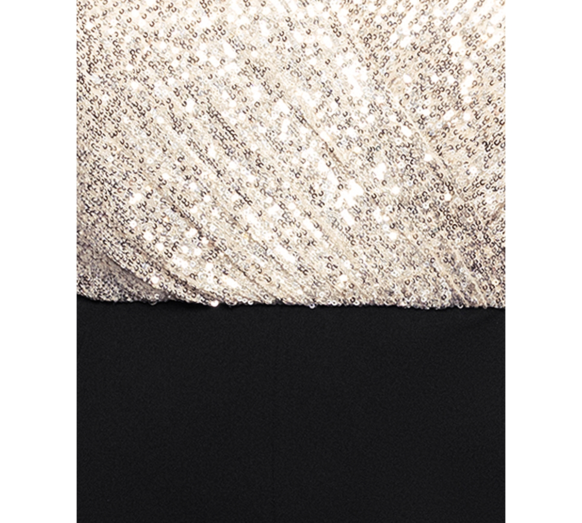 Xscape Plus Sequin Detail Long Sleeves Jumpsuit