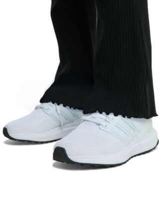 Girls 2-Piece Crewneck Fleece Pull-On Sweatshirt and Ribbed Flare Pant Set