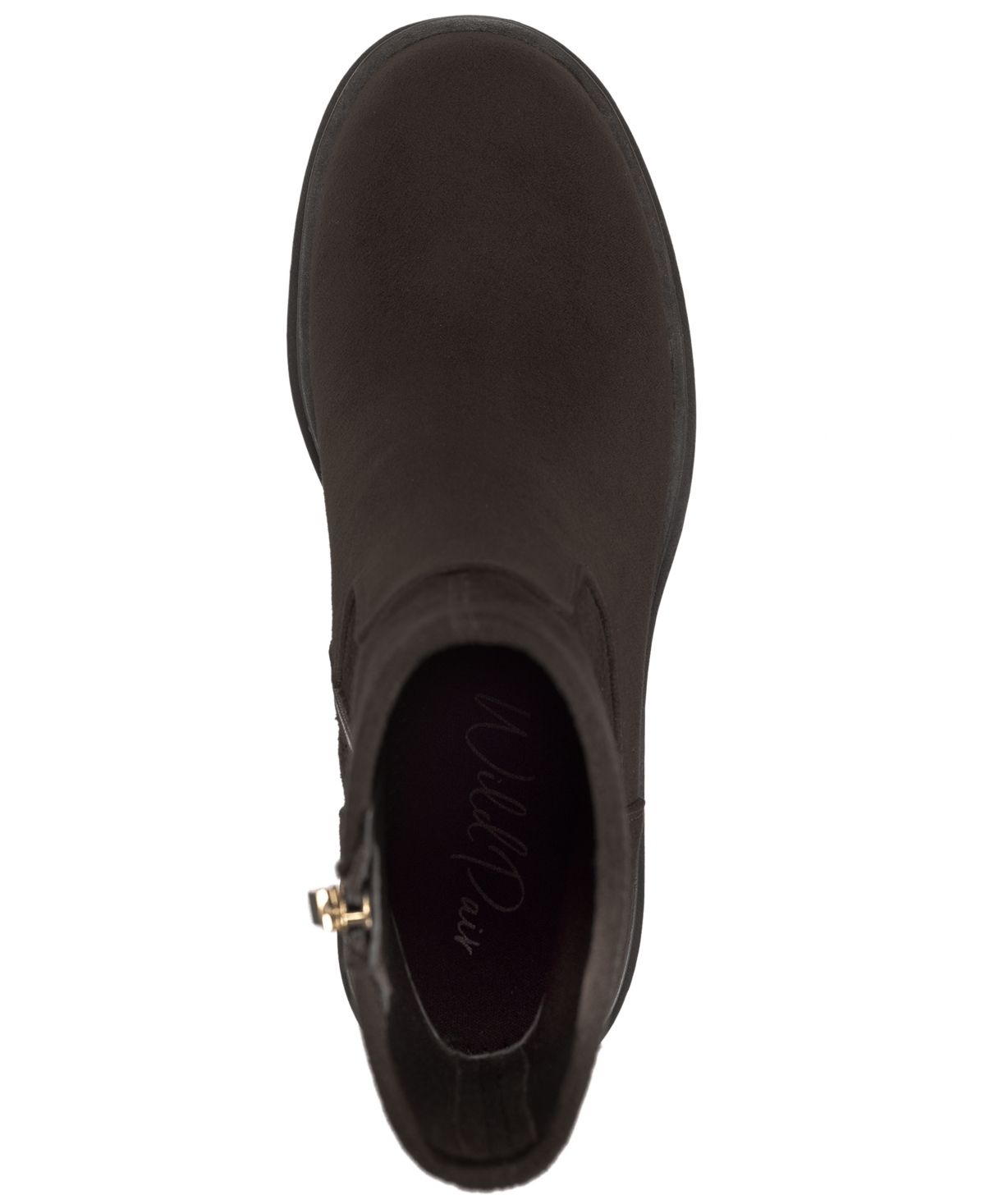 Wild Pair Women's Verona Block Heel Booties, Macy's Exclusive In Brown