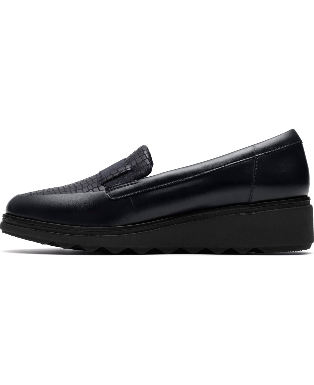 Clarks Women's Sharon Pace Slip-on Loafers In Black