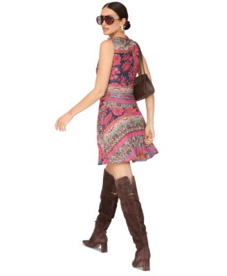 Women's Sleeveless Asymmetrical Mini Dress