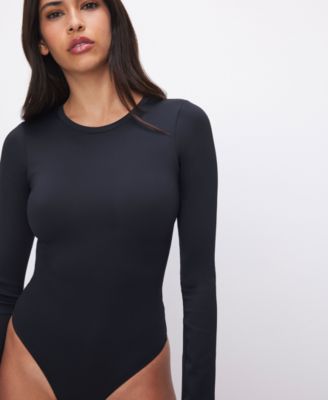 Women's Sculpting Crew Neck Bodysuit Top, Regular & Plus Size