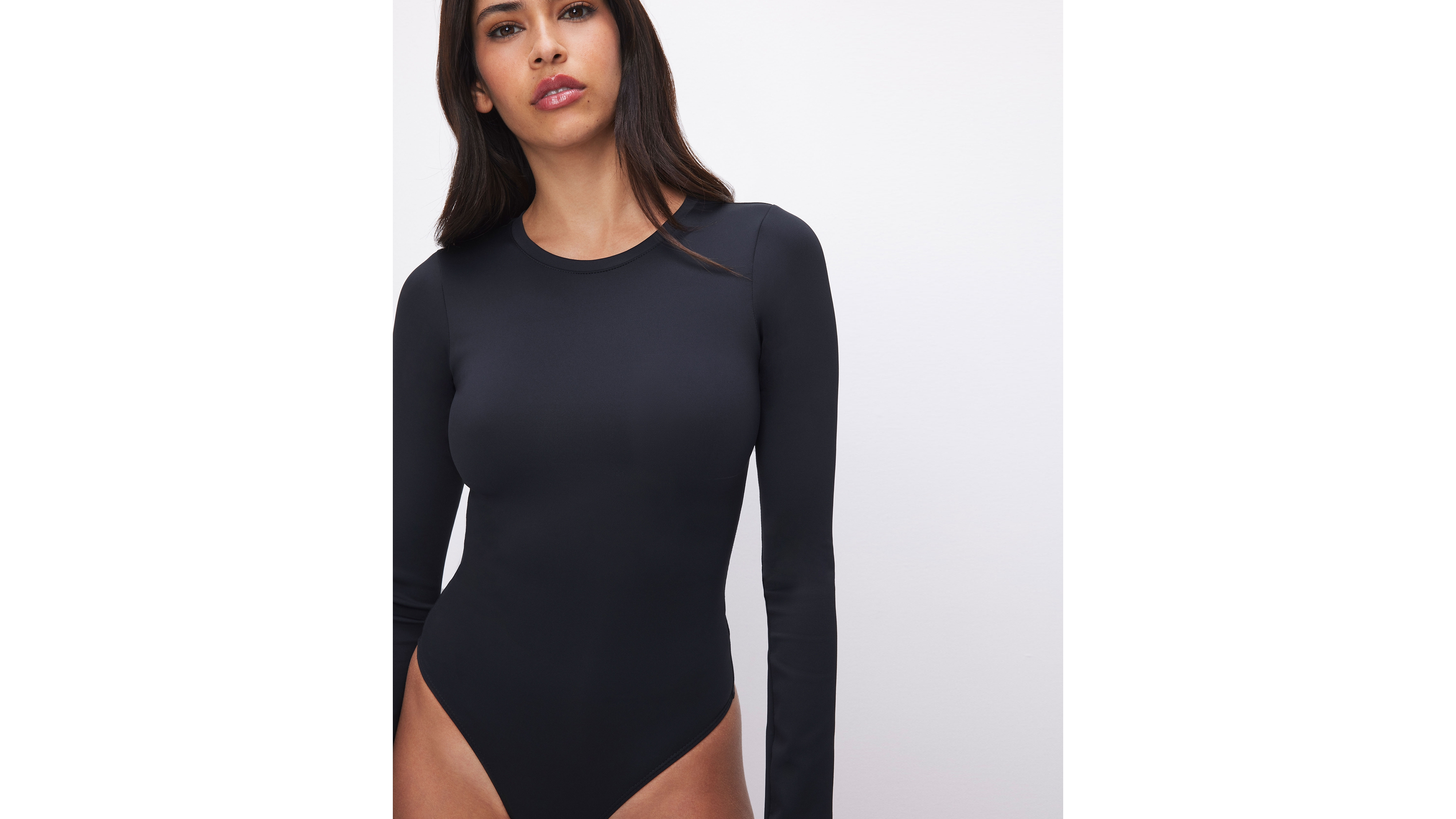 Good American Women's Sculpting Crew Neck Bodysuit