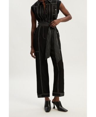 Women's Premium Linen Woven Jumpsuit