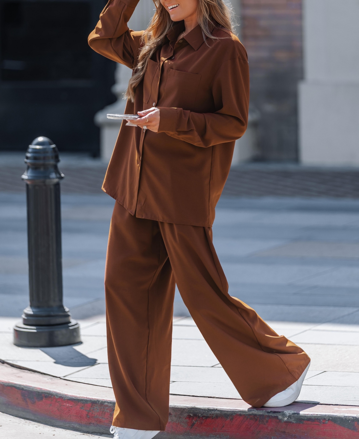 Cupshe Women's Casual Chic Two-Piece Lounge Set