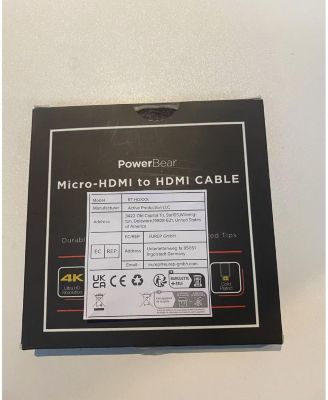 HDMI Cable 2-Pack High Speed Braided Gold Connectors for TV Laptop Console