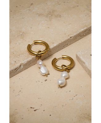 Zuma Freshwater Pearl Hoops