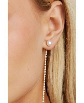 Ventana Crystal Chain Earrings