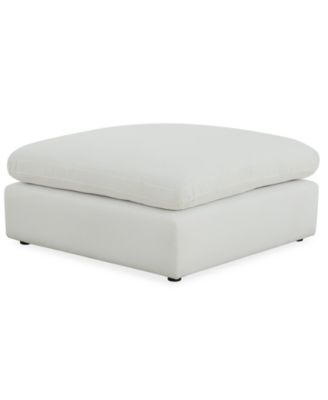 Fog 43" Fabric Ottoman