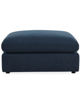 Fog 43" Fabric Ottoman