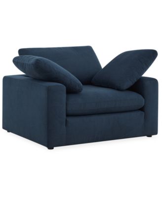 Fog 55" Fabric Accent Chair