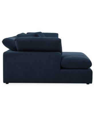 Fog 3-Pc. Fabric Chaise Sectional Sofa Set
