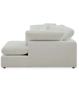 Fog 3-Pc. Fabric Chaise Sectional Sofa Set