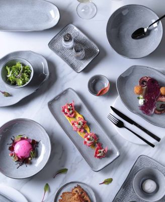 Stoneware Salad Bowls, Set of 6