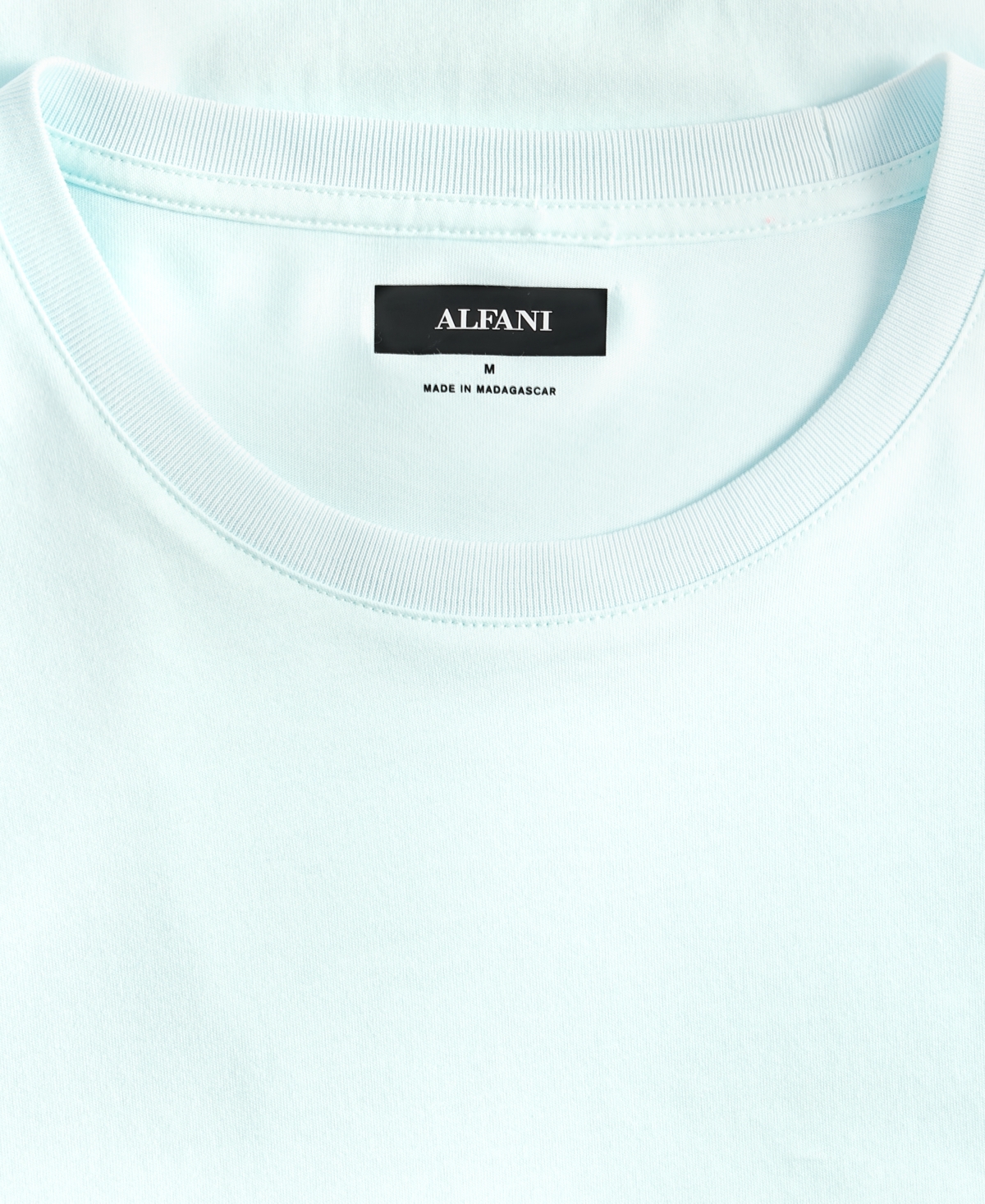 Alfani Men's Mercerized Cotton Short Sleeve Crewneck T-shirt, Created For Macy's In White