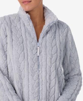 Women's Textured Long Sleeve Robe
