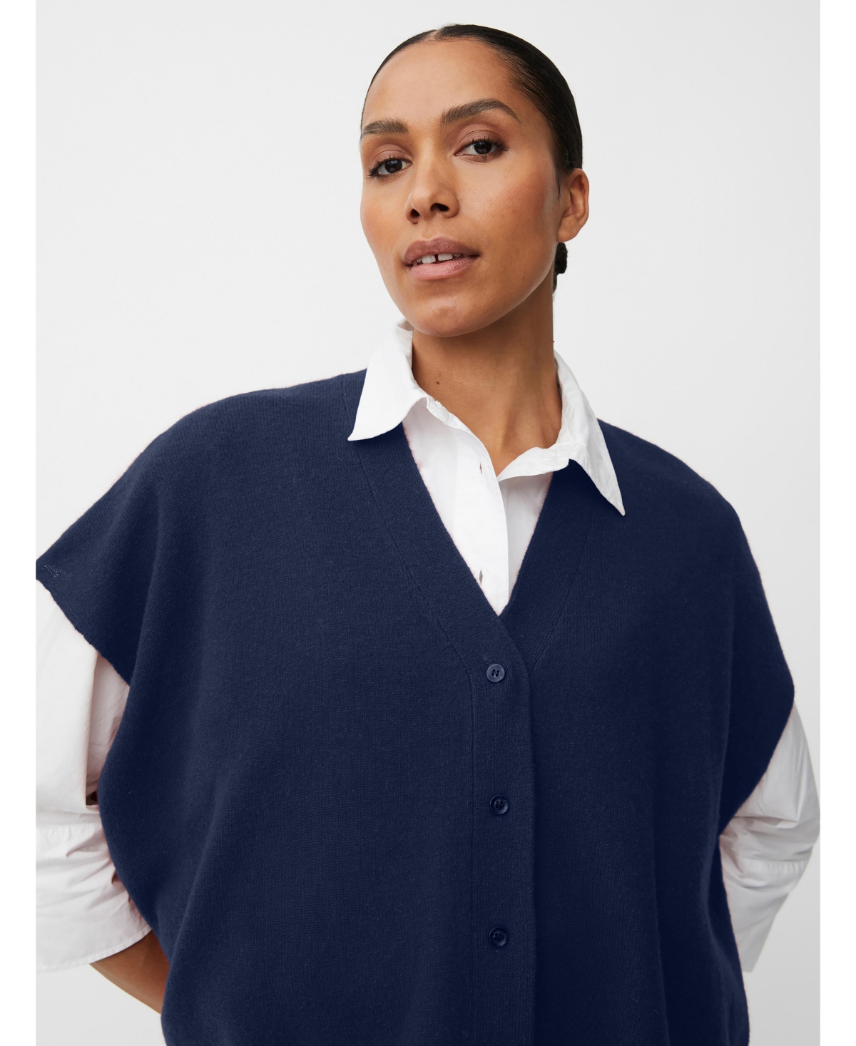 Masai Copenhagen Women's MaLucanne Short Sleeve V-Neck Cardigan