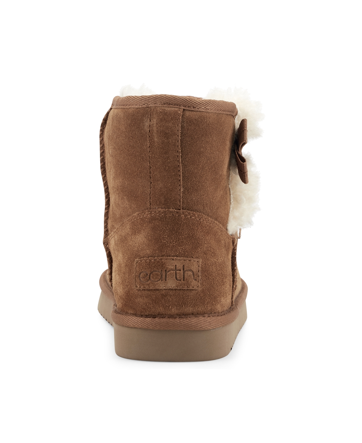 Earth Women's Worldly Round Toe Casual Ankle Booties In Brown