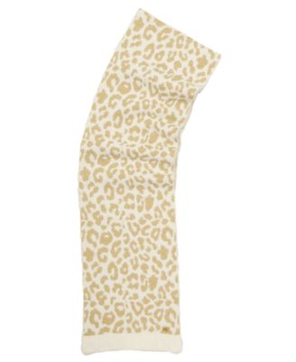 Women's Leopard Metallic Shimmer Scarf
