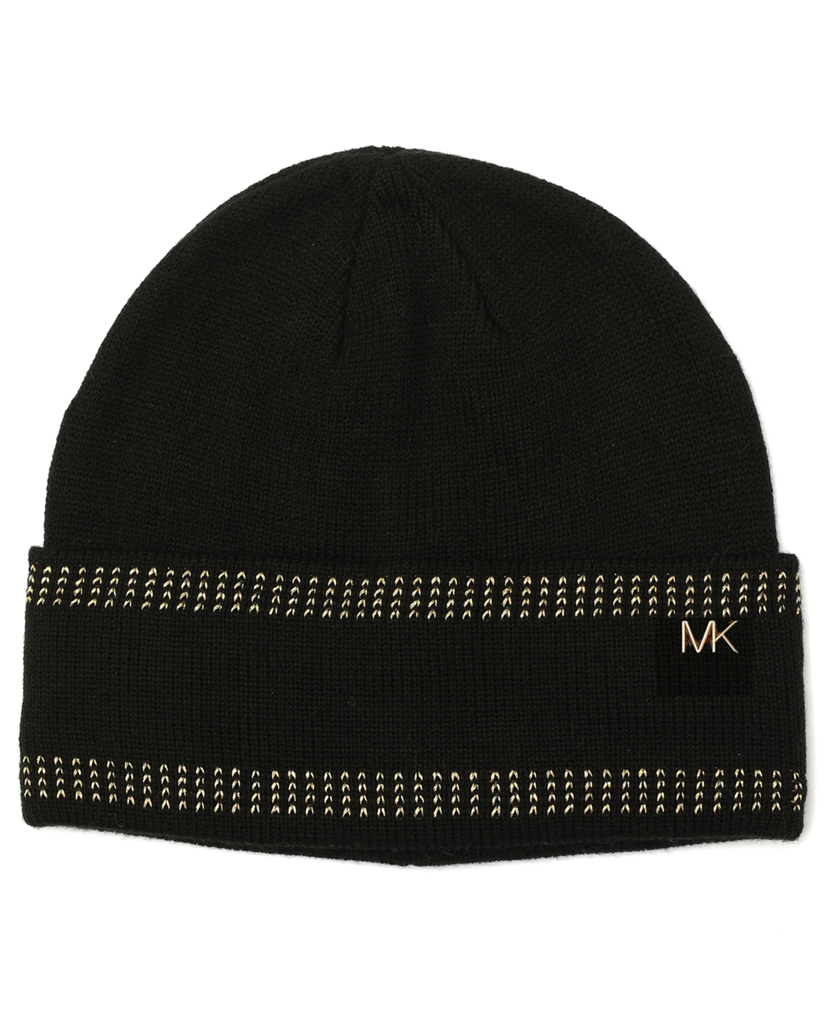 Michael Kors Michael  Women's Signature 2-piece Mk Sport Tape Cuff Beanie And Scarf Set In Brown