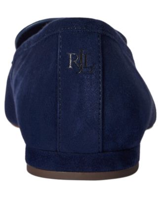 Women's Londyn Sheep-Suede Kiltie Ballet Flats