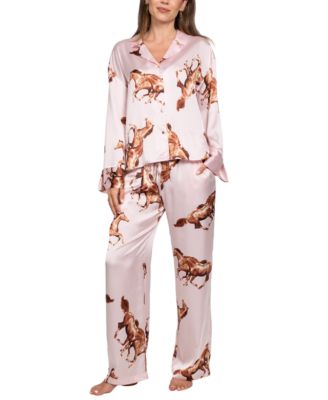 Midnight Bakery - Women's 2 Piece Long Sleeves Top and Pants Loungewear Set