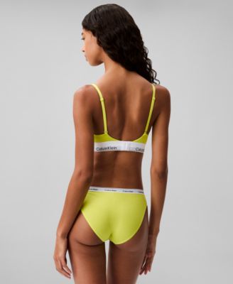 Women's Modern Cotton Lightly Lined Triangle Bralette- QF5650