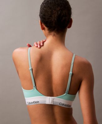 Women's Modern Cotton Lightly Lined Triangle Bralette- QF5650