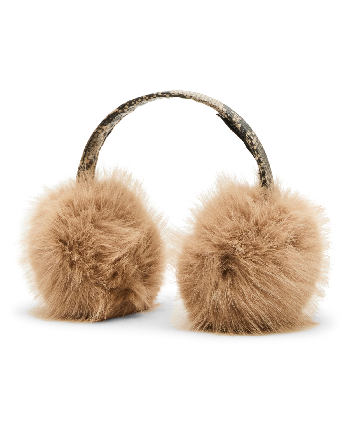 Steve Madden Women's 2-piece Snake Band Earmuff And Gloves Gift Set In Brown