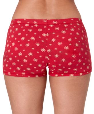 Women's 4-Piece Boxer Brief Underwear Assorted Bonus Pack