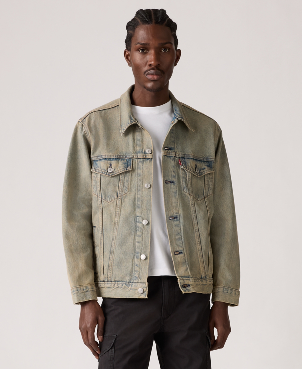 Levi's Men's Relaxed-fit Trucker Jacket In Gray