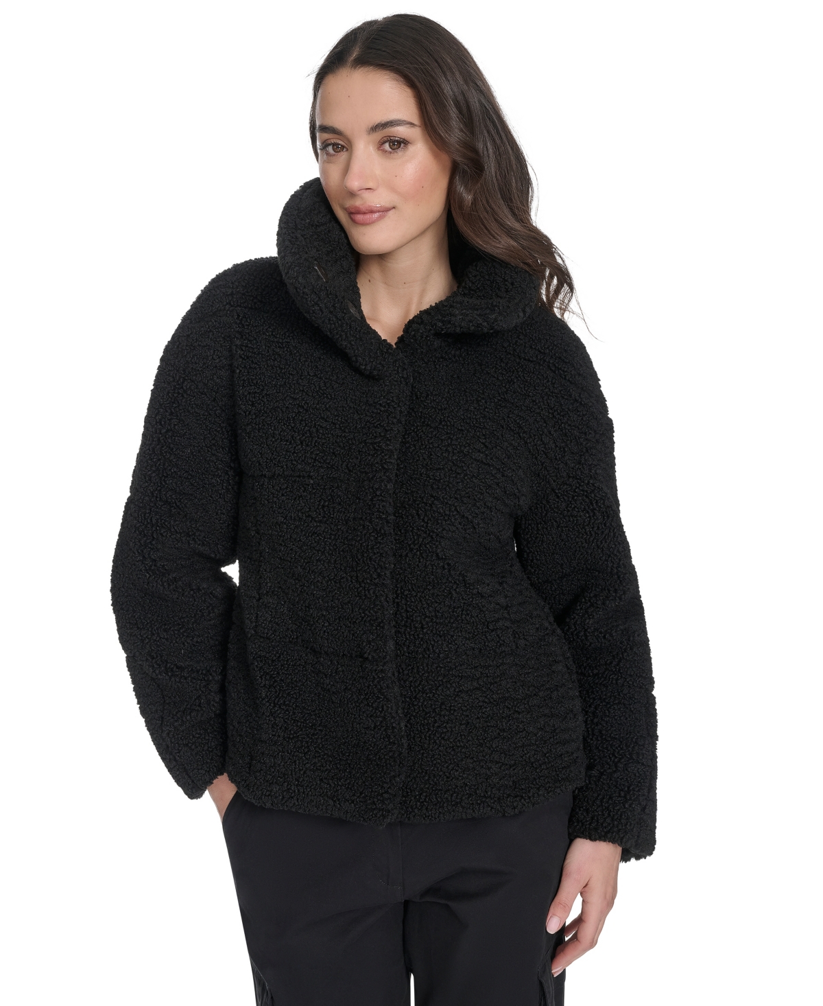 Levi's Women's Short Sherpa Teddy Jacket