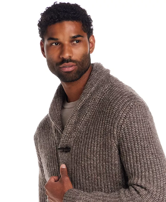 Men's Mixy Shawl Collar Cardigan Sweater - thumbnail 4